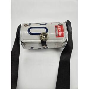 Vtg 90s Littlearth California License Plate Purse Crossbody Strap Felt Metal Bag